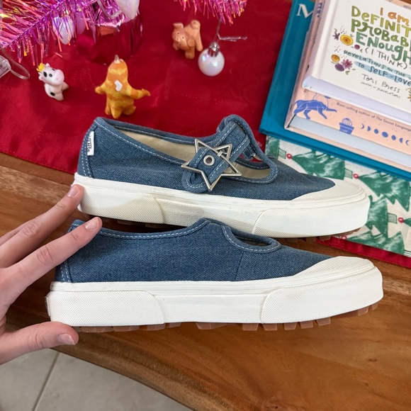 vans denim ⭐️ buckle mary janes - Picture 3 of 9